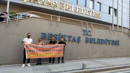 Beşiktaş İşçileri Belediye Önünde Süresiz Oturma Eyleminde