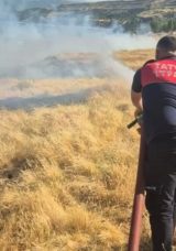Bitlis'te İki Farklı Yangın 45 D&ouml;n&uuml;ml&uuml;k Alanı K&uuml;l Etti