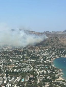 Bodrum’daki Makilik Yangını Kontrol Altında