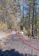 Bolu’da Ormanlık Alana Sıçrayan Yangın Söndürüldü