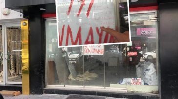Boş Dükkanın İçini Görenler Tedirgin Oluyor! İşletme Sahibi En Sonunda Cama Yazı Astı: Dokunmayın