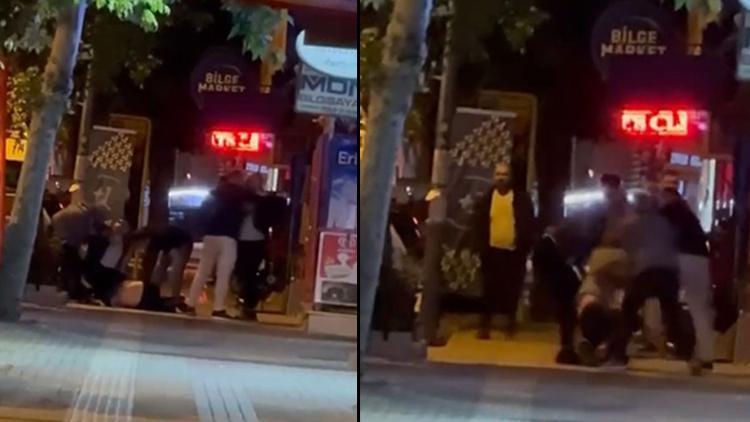 Bursa’da Tartıştıkları Kişiyi Tekme Tokat Darp Ettiler! Olay Anı Kameralarda