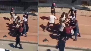&Ccedil;ocukların Tartışması Ailelerin Arasına Girdi… Kadınlar Arasında Kavga &Ccedil;ıktı