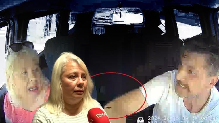 Çığlık çığlığa taksiye atlayarak yardım istedi: ‘Beni öldürecek lütfen’ | Kafasına nişan aldı, çantası korudu