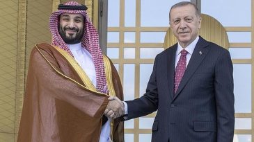 Cumhurbaşkanı Erdoğan, Suudi Arabistan Veliaht Prensi Selman ile Görüştü
