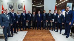 Cumhurbaşkanı Yardımcısı Yılmaz, ATO Yönetimiyle Bir Araya Geldi