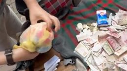 Dilencinin Üzerinden 110 Bin Lira Çıktı
