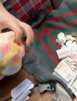 Dilencinin Üzerinden 110 Bin Lira Çıktı