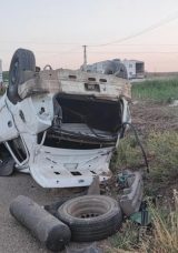 Diyarbakır’da Korkunç Kaza! Araç Devriye Girdi: Ölü ve Yaralılar Bulunmakta