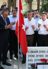 Dr. Mehmet Kasapoğlu’ndan Merhum Başkan Zeyrek’in Ailesine Taziye Ziyareti