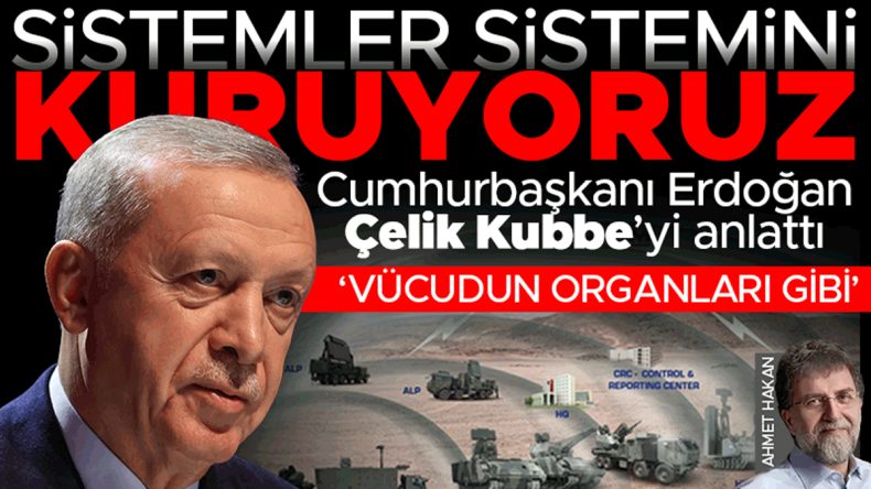 Erdoğan, Lahey dönüşü uçakta gazetecilere konuştu: Sistemler sistemi Çelik Kubbe’yi inşa ediyoruz
