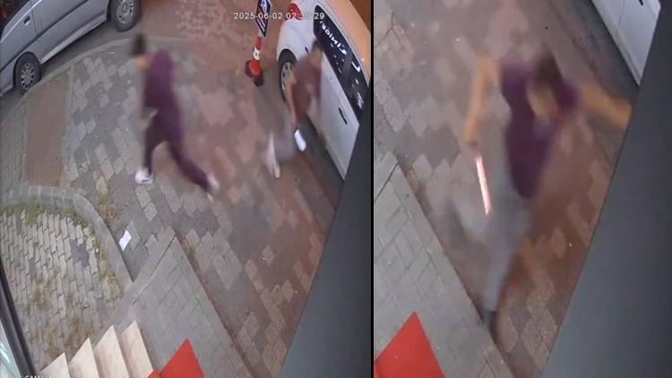 Eski Çalışanı Satırla Kovaladı!