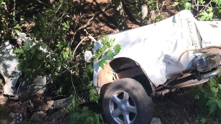 Feci Kaza! Uçurumdan Düşen Kamyonetteki İki Kişi Hayatını Kaybetti