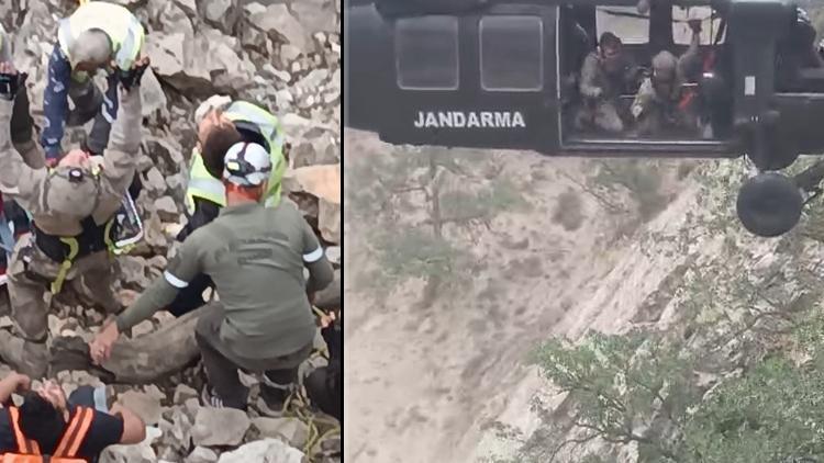 Gabar Dağı’nda Düşen Personel Askeri Helikopterle Kurtarıldı