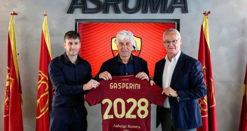 Gian Piero Gasperini Roma’da Göreve Başladı