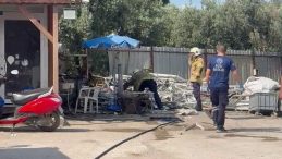 Hurda Deposundaki LPG Tankı Patladı: 1 Kişi Yaralandı