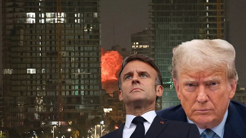 İsrail-İran Gerilimi Ortasında Donald Trump’tan Emmanuel Macron’a Sert Eleştiriler
