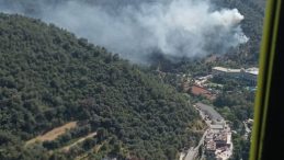 İzmir'deki Orman Yangınına Havadan ve Karadan M&uuml;dahale Devam Ediyor