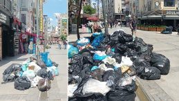İzmir’de Grevin Dördüncü Günü: Çöp Dağları Oluştu!