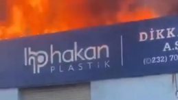 İzmir’de Korkutan Yangın! Siyah Duman Gökyüzünü Kapladı