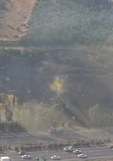 İzmir’de Tır Yangını Ormana Sıçradı
