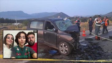 İzmir’de Zincirleme Kazada Hayatını Kaybeden 3 Kardeş Toprağa Verildi