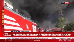 İzmir’deki Fabrikada Yangın, Hastaneye Sıçradı! Müdahale Devam Ediyor