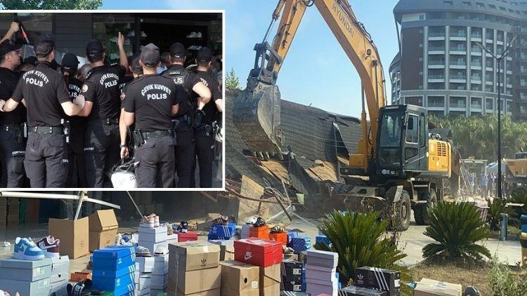 Kaçak Yapıların Yıkımında Gerginlik! Kendilerini Yakmaya Kalkanlar