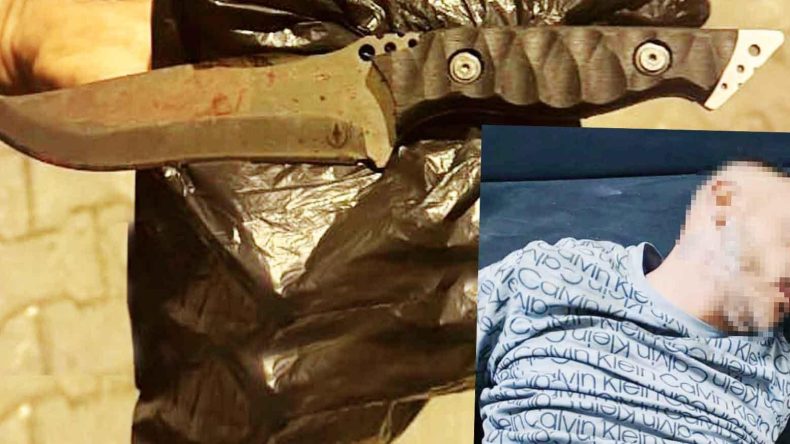 Kadına Saldıran Şahıs, Polisi Bıçakladı