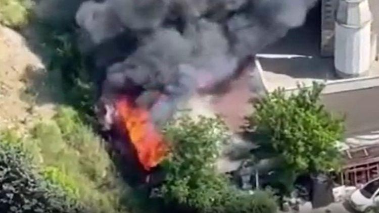 Kağıthane’de İş Yerinde Korkutan Yangın, Müdahale Devam Ediyor