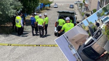 Karabük’te Otomobil Apartman Bahçesine Uçtu: 5 Yaralı
