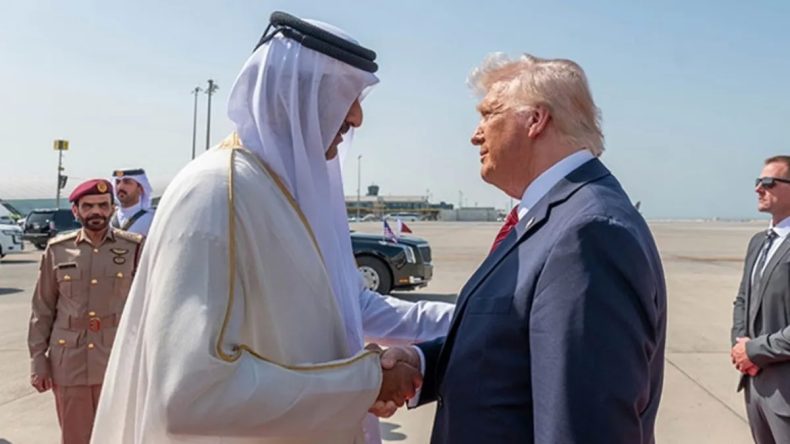 Katar Emiri Al Sani, ABD Başkanı Trump ile İsrail-İran Gerilimini Görüştü