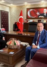 Kaymakam Bozdemir, Cumhuriyet Başsavcısı Çatlı’ya Veda Ziyaretinde Bulundu