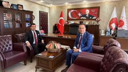 Kaymakam Bozdemir, Cumhuriyet Başsavcısı Çatlı’ya Veda Ziyaretinde Bulundu