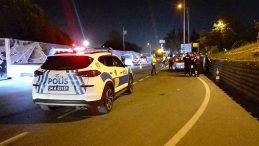 Kaza Yapan Motosiklet, Polis Uygulama Noktasına Girdi: 5’i Polis 6 Yaralı