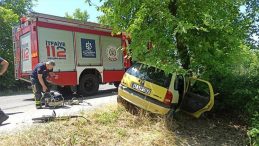 Kocaeli’de Ağaca Çarpan Otomobilin İçindeki Yaşlı Kadın Hayatını Kaybetti, Eşi Yaralandı