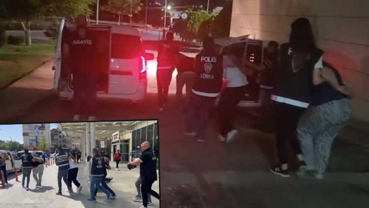 Konya’da Masaj Salonu Kılıfıyla Faaliyet Gösteren Suç Çetesi Çökertildi