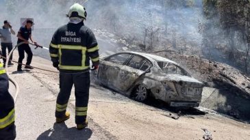 Korkun&ccedil; Kaza: Baba Yanarak Hayatını Kaybetti; Anne ve Oğlu Yaralandı