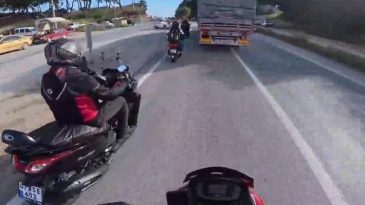 Korna Çalınmasına Sinirlenip Tırı Üzerlerine Sürdü! Defalarca Ölüme Burun Buruna Geldiler