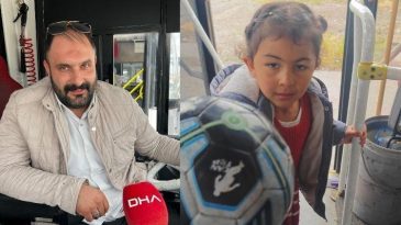Küçük Kızın Topunu Şişiren Otobüs Şoförü Konuştu: “O Kadar Tatlı ki Servetini İstese Verirsin”