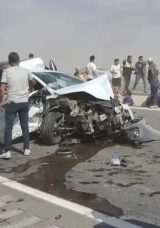 Kum Fırtınası Nedeniyle 8 Ara&ccedil; Birbirine Girdi! 5 Yaralı