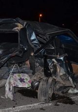 Kütahya’da Korkunç Kaza! 2 Araç Çarpıştı: 1 Ölü, 3 Yaralı