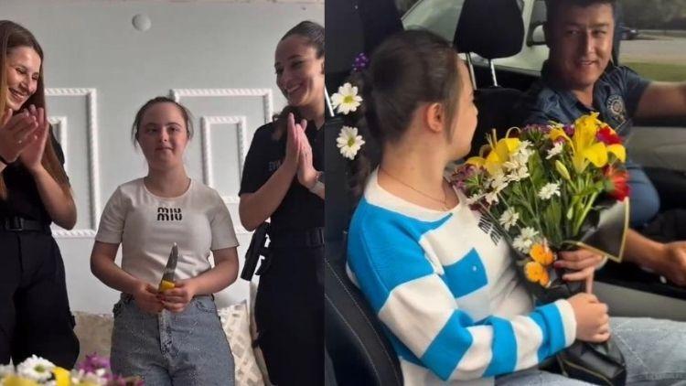 Lösemi Tedavisi Gören Babadan Down Sendromlu Kızına Neşeli Sürpriz