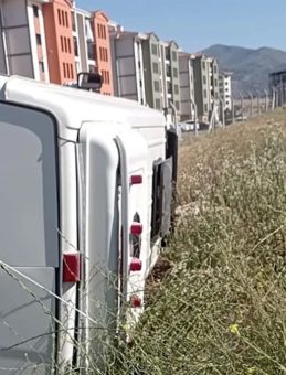 Malatya’da Minibüs Devrildi: 4 Yaralı!