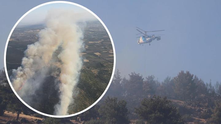 Manisa Orman Yangını İkinci Gününde: Hava ve Karadan Mücadele Devam Ediyor