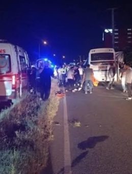 Manisa’da Korkunç Kaza! 20 Yaralı