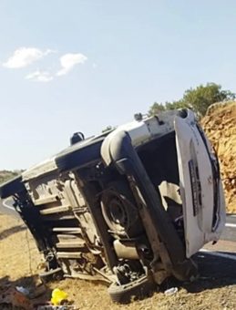 Mardin’de Dehşet Veren Kaza: Araç Takla Attı! 3 Kişi Yaralandı