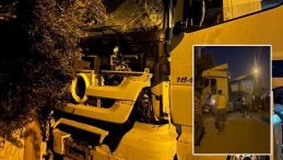 Mersin’de Tır Sürücüsü Uyudu, Ortalık Savaş Alanına Döndü