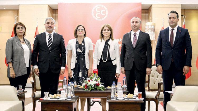 MHP-DEM Parti Bayramlaşmasında ‘Demli Çay’ Diyaloğu