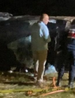 Minibüs Tarlaya Savrulup, Devrildi: 1 Ölü, 1 Yaralı